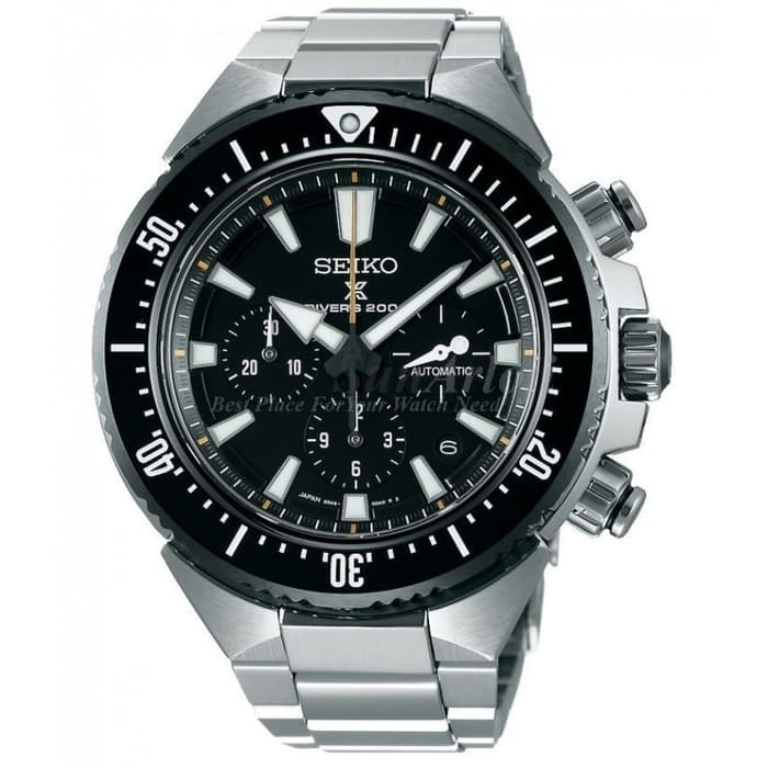 Seiko Prospex SBEC001J Diver's 200M Black Dial Stainless Steel Bracelet Men's Watch