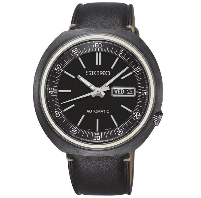 Seiko Automatic SRPC15K1 Recraft Full Black - Seiko SRPC15