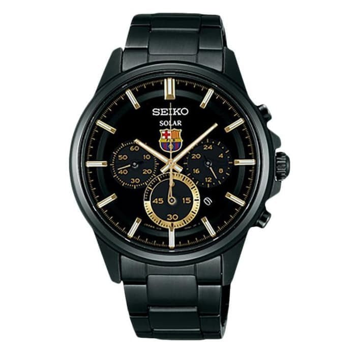 Seiko Solar Original Pria SBPY051 Spirit FCB Barcelona