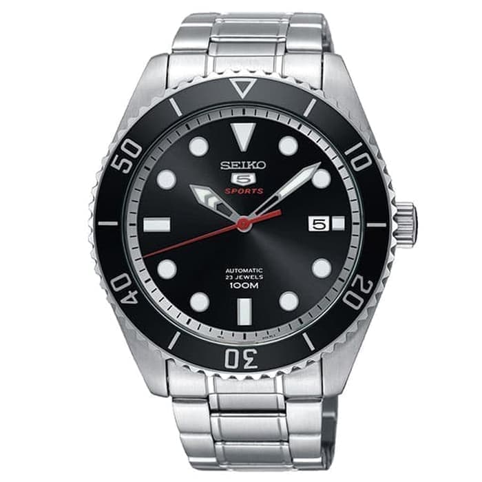 Seiko 5 Sports SRPB91K1 Submariner Black Dial Men's Watch