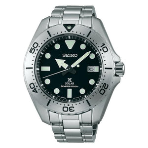 Seiko Prospex SBDJ009 Prospex Solar Scuba Full Silver Black Men's Watch