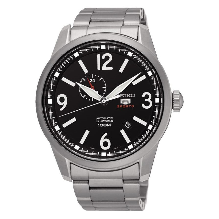 Seiko 5 Sports SSA293K1 Automatic Silver Black