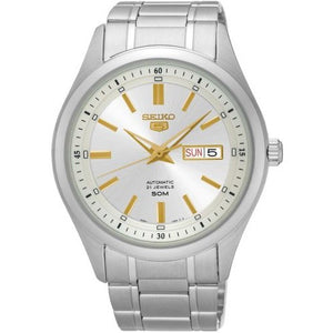 Seiko 5 SNKN87K1 Automatic Silver Gold 21 Jewels