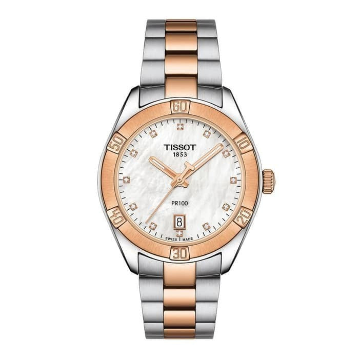 TISSOT T101.910.22.116.00 PR 100 SPORT CHIC TWO-TONE LADIES