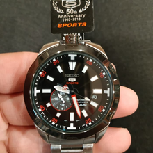 Load image into Gallery viewer, Seiko 5 Automatic SSA169K1 Special 50th Anniversary Men&#39;s Watch
