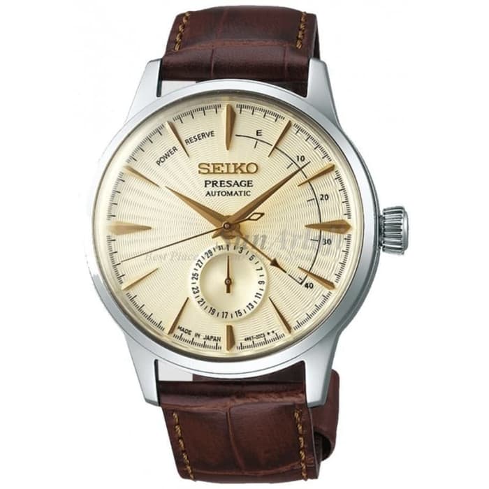 Seiko Presage SSA387J1 Cocktail Golden Champagne  Men's Watch
