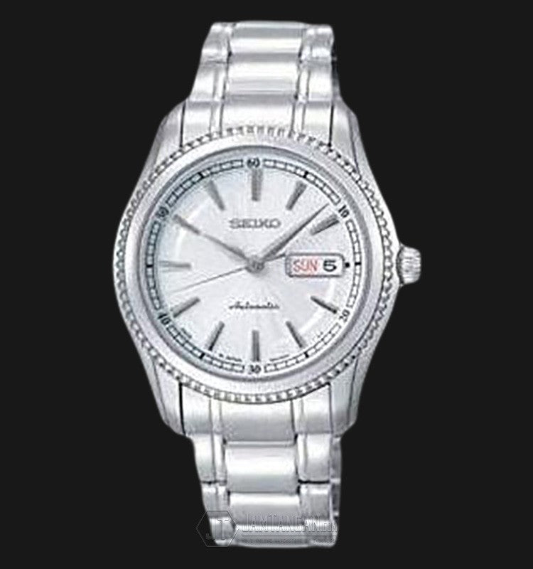 Seiko Automatic SKZ301J White Dial Stainless Steel Bracelet
