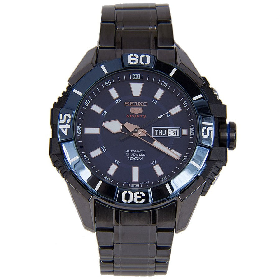 Seiko 5 Sports SRP797K1 Automatic Full Black Blue