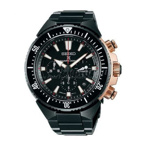 Seiko Prospex SBEC002 Automatic Diver's Chronograph Black Dial Stainless Men's Watch