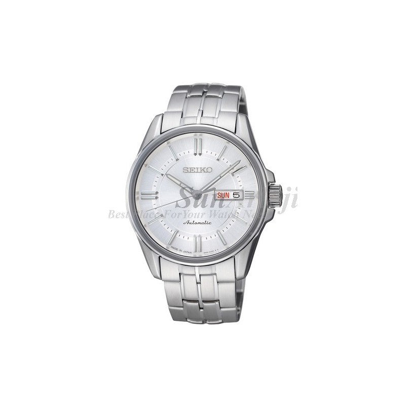 Seiko Presage SRP399J1 White Dial Stainless Steel Strap Watch