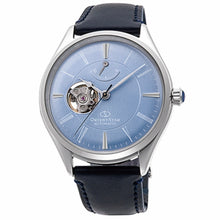 Laden Sie das Bild in den Galerie-Viewer, Orient Star RE-AT0203L Automatic Classic Semi Skeleton Blue Dial
