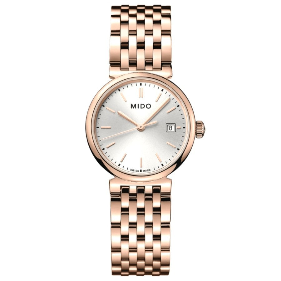 Mido Lady M033.210.33.031.00 Dorada Quartz Rose Gold Stainless Steel