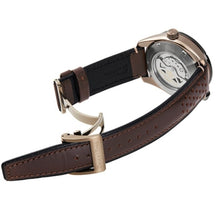 Laden Sie das Bild in den Galerie-Viewer, ORIENT STAR RE-AV0A04B00B AUTOMATIC SKELETON BROWN LEATHER STRAP
