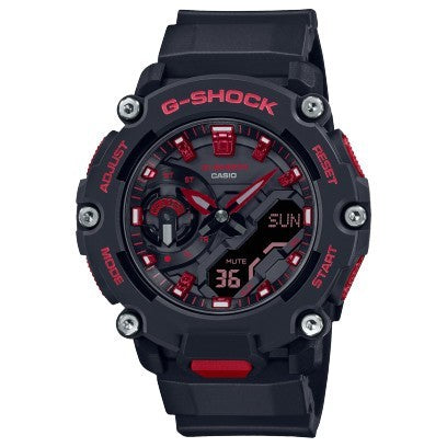 Casio G-Shock GA-2200BNR-1ADR / Gshock GA2200BNR-1A IGNITE RED SERIES