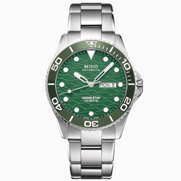 Mido M042.430.11.091.00 Ocean Star 200C Green Dial Green Bezel