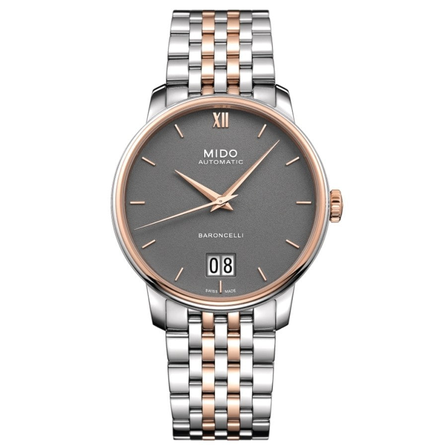 Mido M027.426.22.088.00 Baroncelli Big Date Automatic Dual Tone