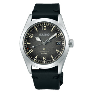 Seiko Prospex Alpinist SPB159J1 Black Dial Black Leather Strap SPB159