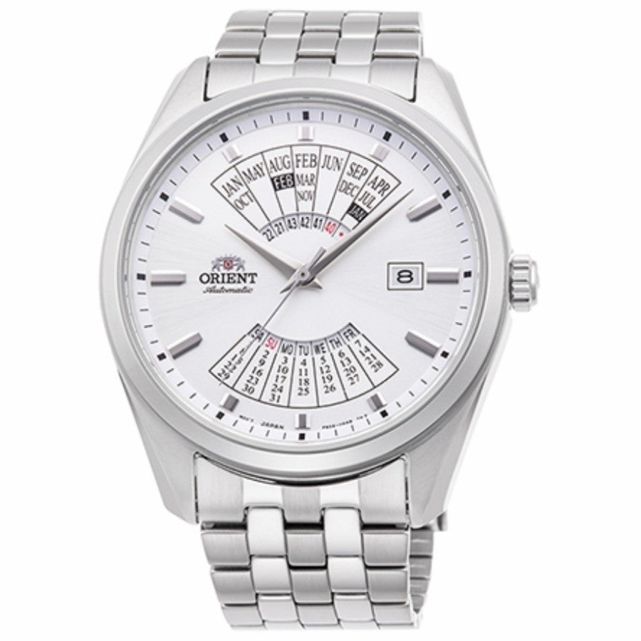 Orient RA-BA0004S Multi Year Calendar Automatic White Dial Stainless