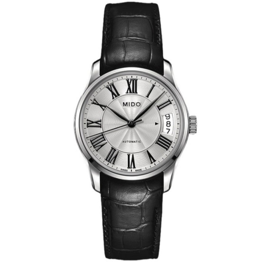 Mido M024.207.16.033.00 Lady Belluna Automatic Black Leather