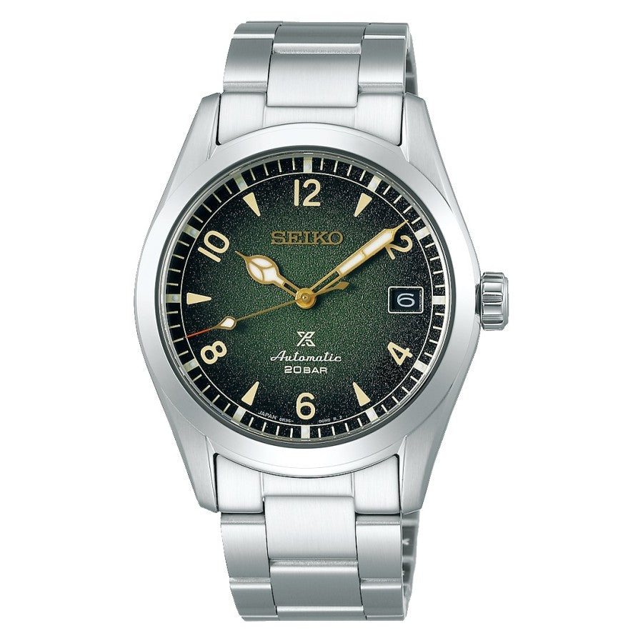 Seiko Prospex Alpinist SPB155J1 Green Dial All Stainless Steel SPB155