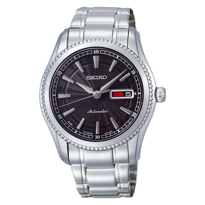 Seiko Automatic SKZ305 Black Dial Stainless Steel Bracelet