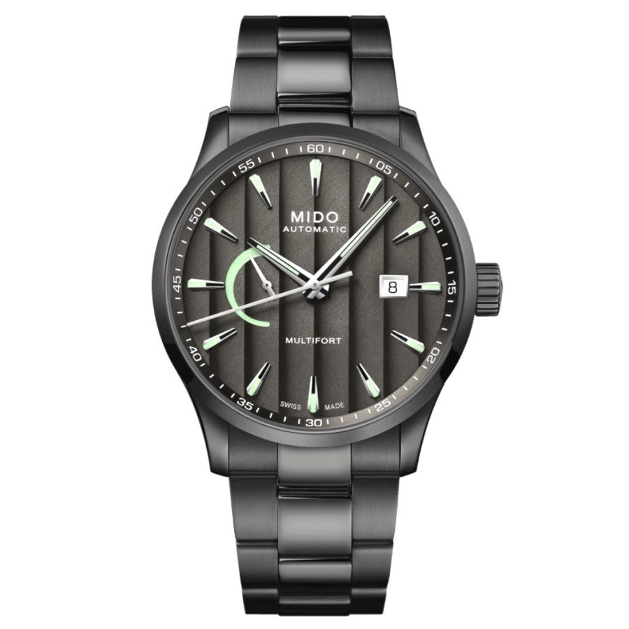 Mido M038.424.33.061.00 Multifort Power Reserve Automatic All Black