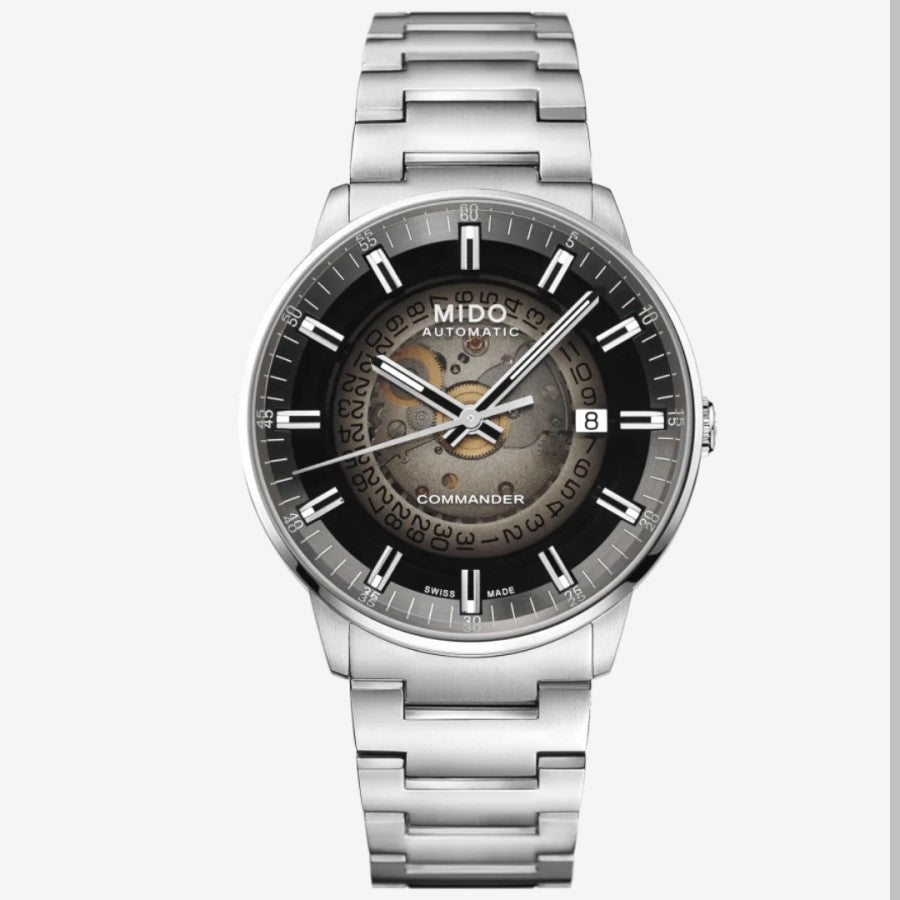 Mido Commander M021.407.11.411.00 Gradient Skeleton Dial Men's Watch